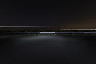 Photo art by Lucas Zimmermann: gentle night shot with a clear sky and traces of the past.
