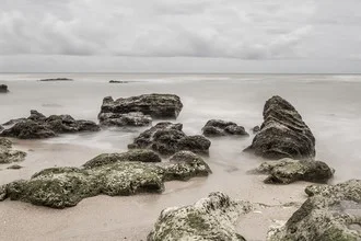 Photo art by Michael Schulz-dostal: tranquil coastal landscape in the Algarve