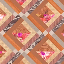 Illustration by Bianca Green: geometric pattern in soft colors