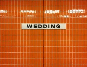 Photo art by Claudio Galamini: romantic wedding scene in Berlin