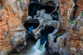 Photo art by Moritz Esser: gentle canyon with waterfall in South Africa