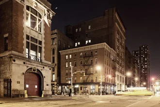 Photo art by Rob van Kessel: serene night view of a cityscape
