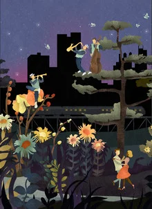 MUSIC UNDER THE STARS - Fineart photography by Amalia Restrepo
