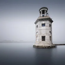 Photo art by Ronny Behnert: moody cityscape of Venice in the fog