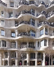 Photo art by Roc Isern: organic forms inspired by Gaudí in soft tones