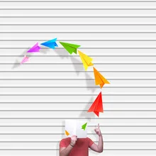 Illustration von Caterina Theoharidou: sanfte Farben und harmonische Formen