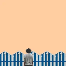 Wall art by Caterina Theoharidou: soft colors and relaxing summer evening