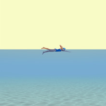 Caterina Theoharidou, Swimming girl - Italy, Europe)