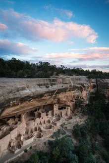 Photo art by Christoph Schaarschmidt: picturesque sunset over Mesa Verde