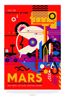 Nasa Visions, Mars, visit the historic sites - Vereinigte Staaten, Nordamerika)