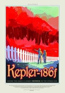 Nasa Visions, Kepler-186f, where the grass is always redder on the other side (Vereinigte Staaten, Nordamerika)