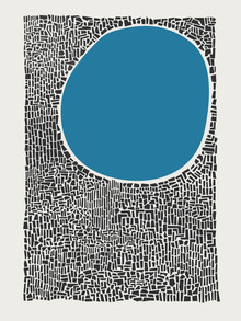Fox And Velvet, Blue City Lake Abstract