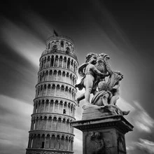 Photo art by Christian Janik: long exposure of the Leaning Tower of Pisa