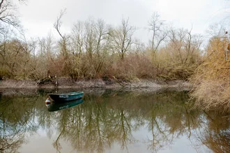Photo art by Tobias Vahlpahl: serene winter landscape in Mannheim