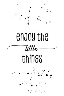 Melanie Viola, TEXT ART Enjoy the little things