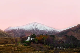 Photo art by Victoria Knobloch: gentle sunset in the Scottish Highlands