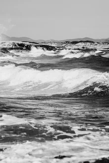 Photo art by Nadja Jacke: roaring waves in the Mediterranean near Formentera