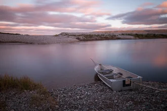 Fotokunst von Christoph Schaarschmidt: entspannter Sonnenuntergang über der Küste von Nova Scotia