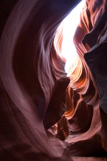 Photo art by Christoph Schaarschmidt: Slot Canyon in warm earth tones