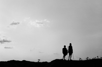 Victoria Knobloch, 2 Hirtenjungen in Karamojong - Uganda, Afrika)