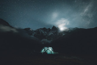 Leo Thomas, Moonrise in the Pyrenees. (France, Europe)