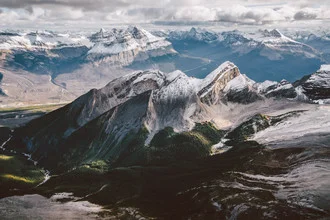 Photo art by Roman Königshofer: High above the Rocky Mountains in Canada