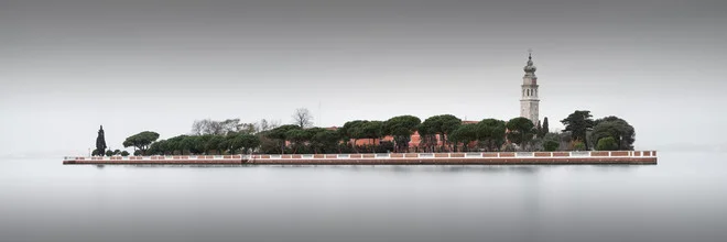 Photo art by Ronny Behnert: calm long exposure of the Venetian island San Lazzaro