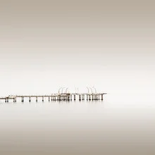 Photo art by Ronny Behnert: calm long exposure of the Venetian beach