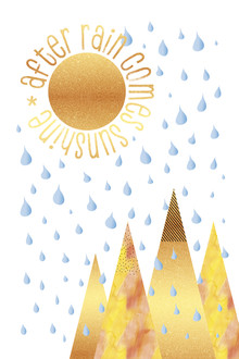 Melanie Viola, NAIVE GRAPHIC ART After rain comes sunshine