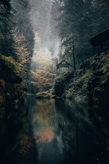 Johannes Hulsch, Klammwanderung in der Böhmischen Schweiz. - Tschechische Republik, Europa)
