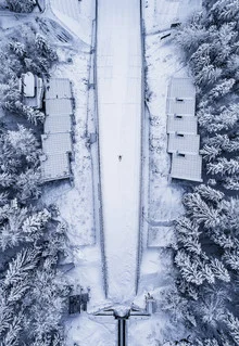 Ski Jumping Heaven - fotokunst von Konrad Paruch