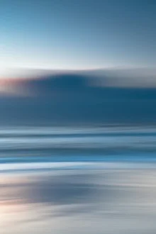 Fotokunst von Holger Nimtz: stimmungsvolles Bild eines Sonnenuntergangs am Meer