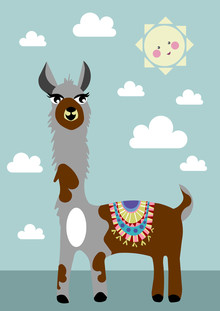Sabrina Ziegenhorn, alpaca in the clouds
