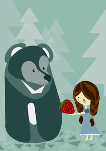 Sabrina Ziegenhorn, in love with a bear