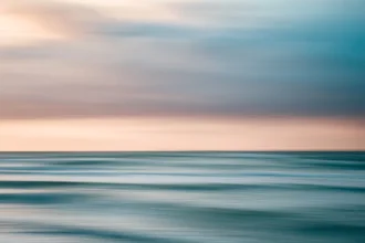 Sunset at Baltic Sea - fotokunst von Holger Nimtz