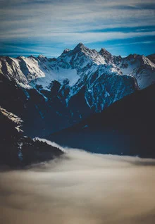 Photo art by Manuel Prantl: serene mountain landscape with gentle hills