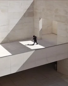 Photo art by Roc Isern: play of light and shadows in an urban space