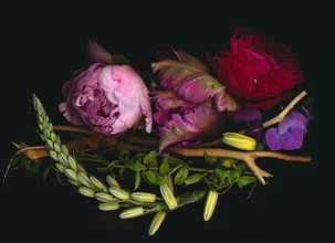 Beautiful photo art by Ramona Reimann: a delicate still life with flowers.