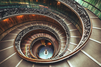 Jean Claude Castor, Rome Spiral Staircase - Vatican City, Europe)