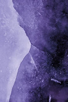 Close-up of ice showcasing delicate crystals and frosty details