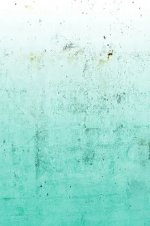Wall art by Emanuela Carratoni: abstract representation of sea and concrete