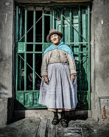 A beautiful old lady is a work of art - Fineart photography by Brian Decrop