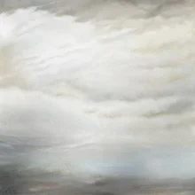 Wandbild von Kelly Money: sanfte Wolken über einem ruhigen Himmel