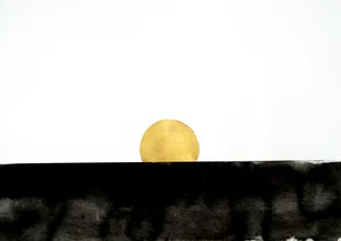 Colorful wall art by Jinhee Park: geometric abstraction with a sunrise mood