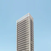 Photo art by Björn Witt: square architecture in Dubai featuring minimalist lines.