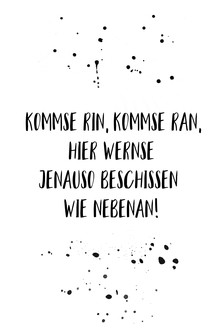 Melanie Viola, Berliner Dialect  KOMMSE RIN, KOMMSE RAN