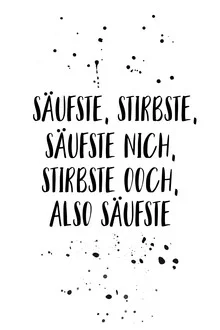 Illustration featuring witty sayings in Berlin dialect with a cheerful font style