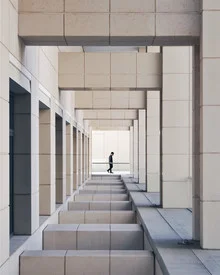 Photo art by Roc Isern: minimalist architectural view in Barcelona