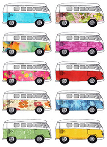 Katherine Blower, campervan Pattern