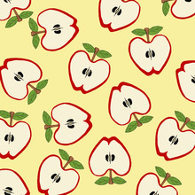 Katherine Blower, Red Apple Pattern Design